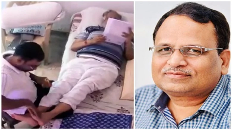 Delhi court issues notice to ED over ‘leaked’ video of Satyendar Jain getting massage in jail